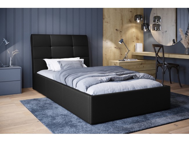Łóżko tapicerowane Joko 90 Madryt 9100 czarny