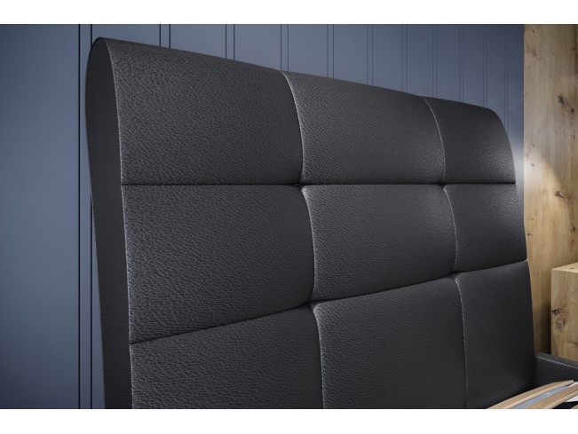 Łóżko tapicerowane Joko 120 Madryt 9100 czarny