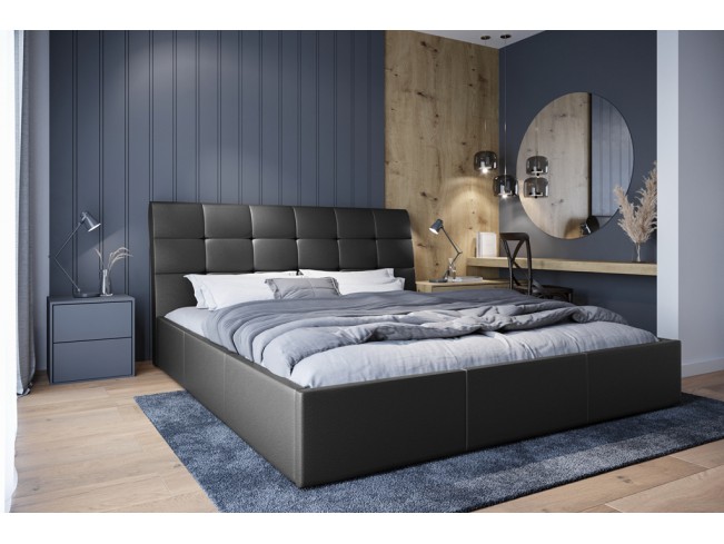 Łóżko tapicerowane Joko 160 Madryt 9100 czarny