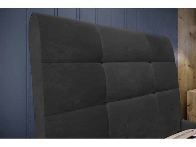 Łóżko tapicerowane Joko 90 Kronos 22 stalowy