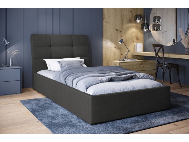 Łóżko tapicerowane Joko 120 Kronos 22 stalowy