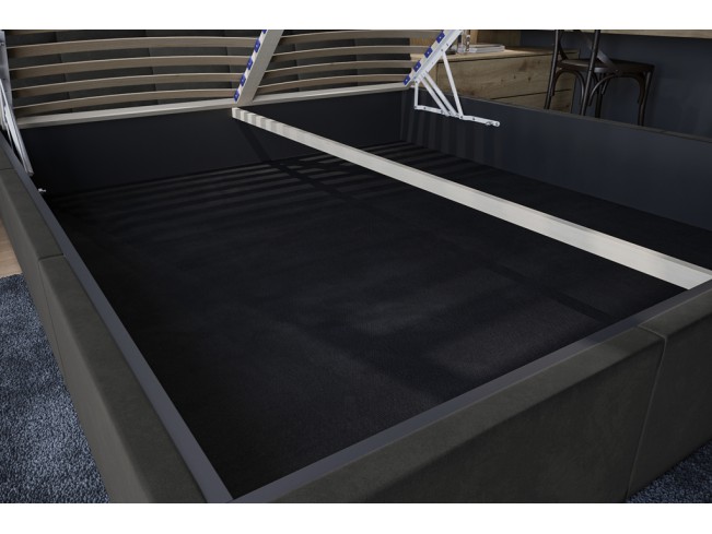 Łóżko tapicerowane Joko 140 Kronos 22 stalowy