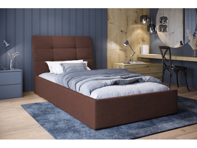 Łóżko tapicerowane Joko 90 Kronos 29 łososiowy