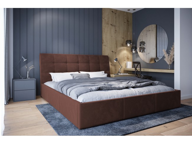 Łóżko tapicerowane Joko 140 Kronos 29 łososiowy