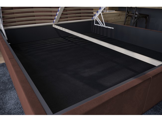 Łóżko tapicerowane Joko 180 Kronos 29 łososiowy