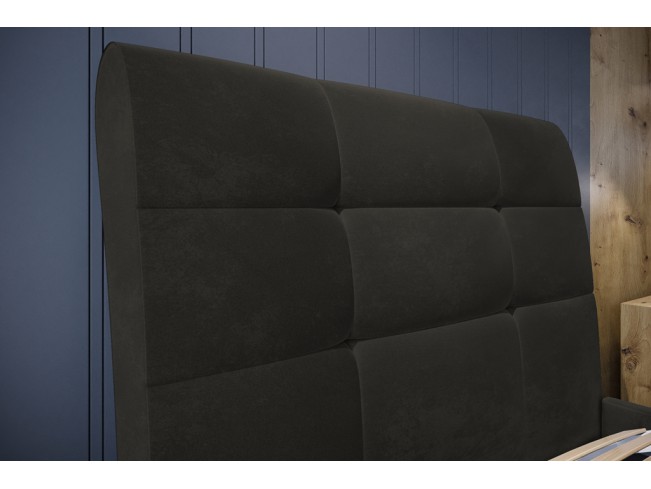 Łóżko tapicerowane Joko 80 Kronos 34 ciemny szary