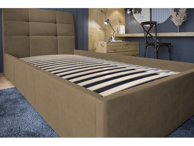 Łóżko tapicerowane Joko 80 Monolith 09 jasny brąz