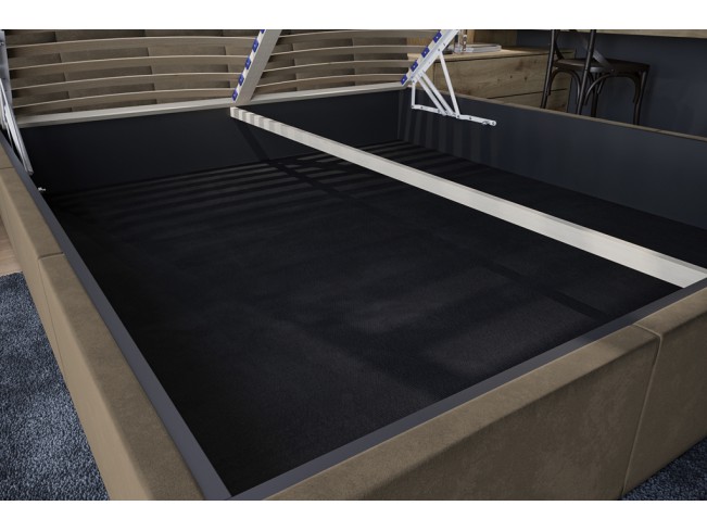 Łóżko tapicerowane Joko 160 Monolith 09 jasny brąz