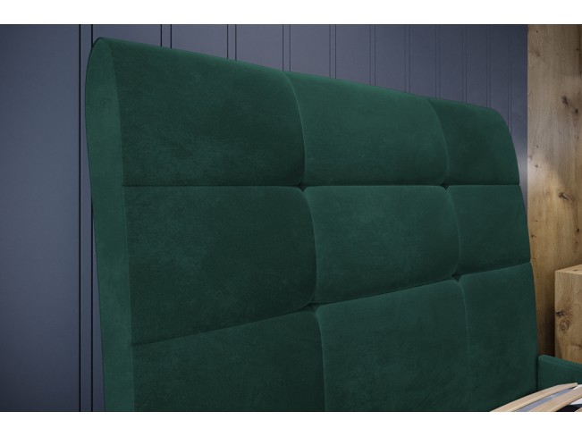 Łóżko tapicerowane Joko 80 Monolith 37 zielony