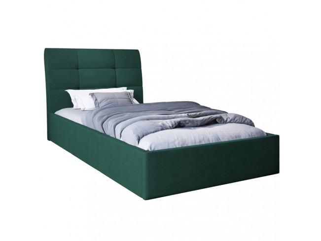 Łóżko tapicerowane Joko 120 Monolith 37 zielony - widok z przodu
