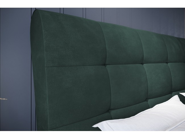 Łóżko tapicerowane Joko 180 Monolith 37 zielony