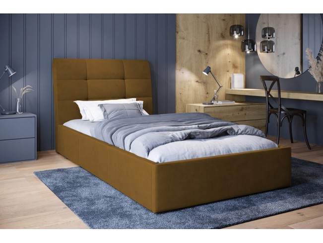 Łóżko tapicerowane Joko 80 Monolith 48 miodowy