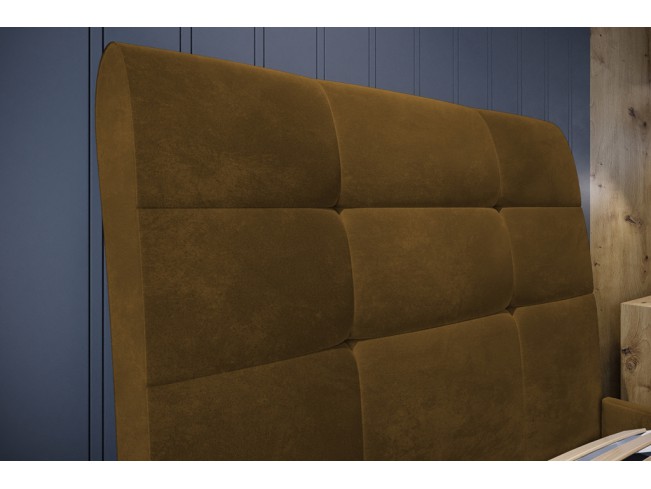 Łóżko tapicerowane Joko 80 Monolith 48 miodowy