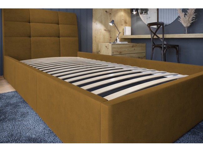 Łóżko tapicerowane Joko 90 Monolith 48 miodowy