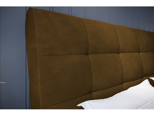 Łóżko tapicerowane Joko 140 Monolith 48 miodowy