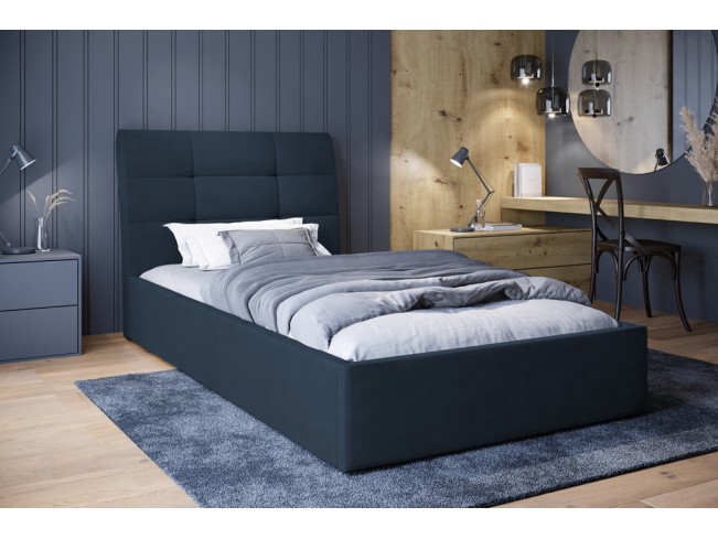 Łóżko tapicerowane Joko 80 Monolith 77 granatowy