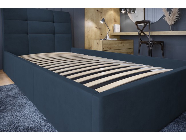Łóżko tapicerowane Joko 90 Monolith 77 granatowy