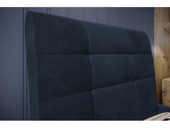 Łóżko tapicerowane Joko 90 Monolith 77 granatowy