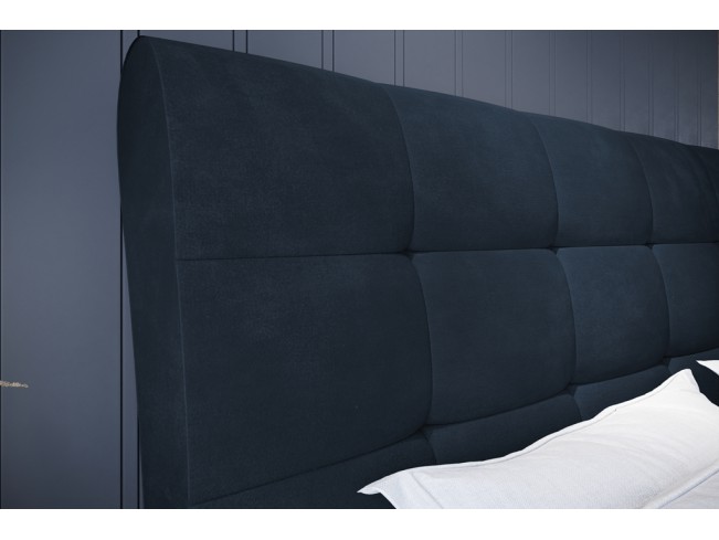 Łóżko tapicerowane Joko 140 Monolith 77 granatowy