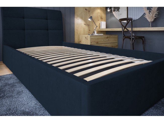 Łóżko tapicerowane Joko 80 Monolith 79 ciemny granat