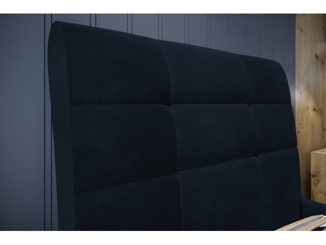 Łóżko tapicerowane Joko 80 Monolith 79 ciemny granat