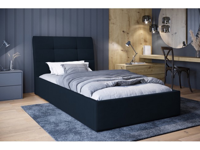 Łóżko tapicerowane Joko 120 Monolith 79 ciemny granat