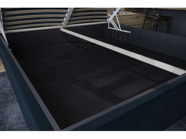 Łóżko tapicerowane Joko 160 Monolith 79 ciemny granat