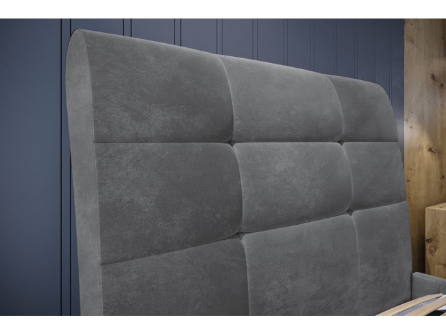 Łóżko tapicerowane Joko 80 Monolith 84 jasny szary