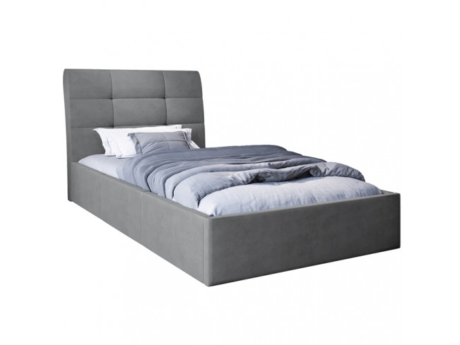 Łóżko tapicerowane Joko 80 Monolith 84 jasny szary - widok z przodu