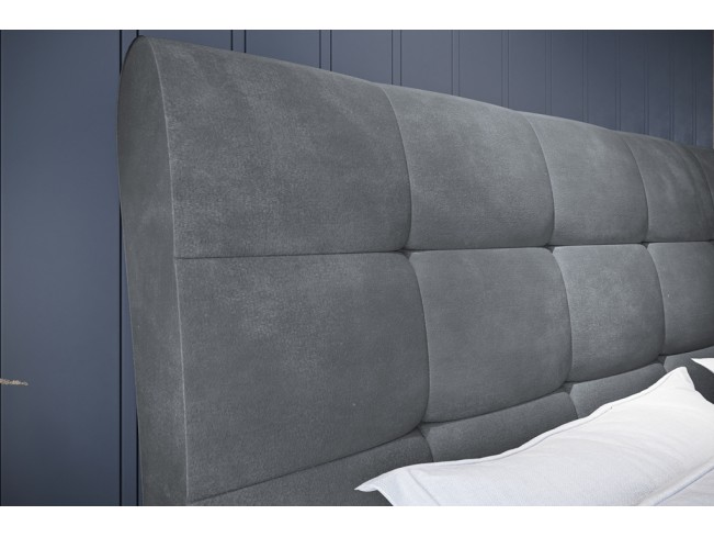 Łóżko tapicerowane Joko 140 Monolith 84 jasny szary