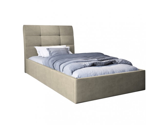 Łóżko tapicerowane Joko 80 Monolith 02 ecru - widok z przodu