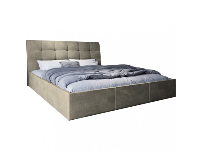 Łóżko tapicerowane Joko 140 Monolith 02 ecru - widok z przodu