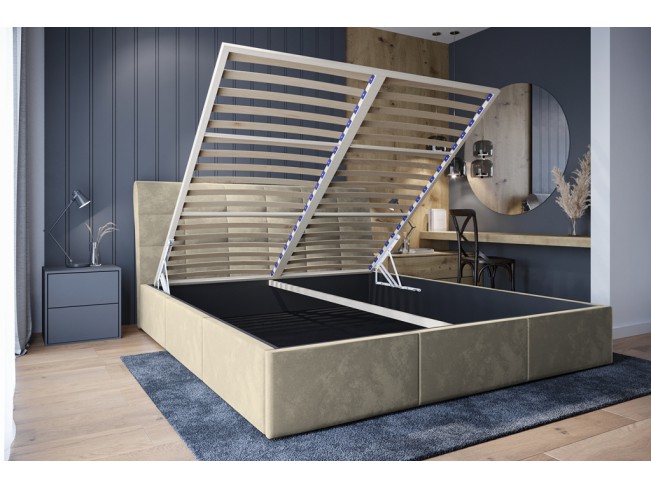 Łóżko tapicerowane Joko 180 Monolith 02 ecru