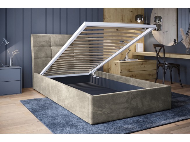 Łóżko tapicerowane Joko 80 Riviera 21 jasny beż