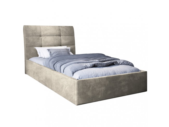 Łóżko tapicerowane Joko 90 Riviera 21 jasny beż - widok z przodu