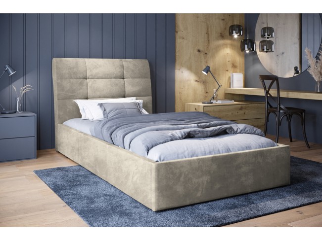 Łóżko tapicerowane Joko 120 Riviera 21 jasny beż