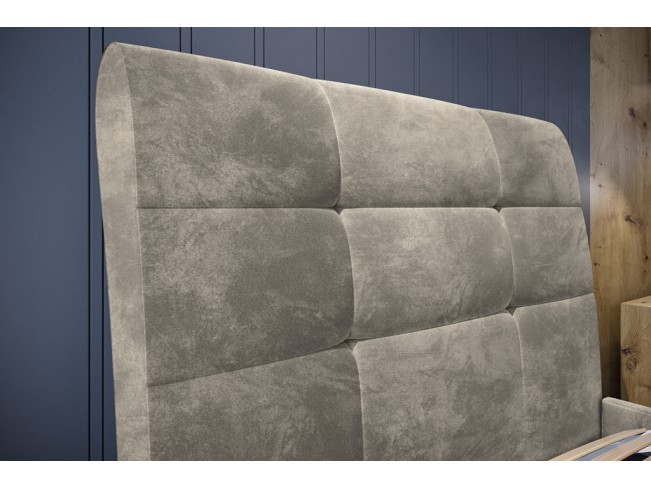 Łóżko tapicerowane Joko 120 Riviera 21 jasny beż