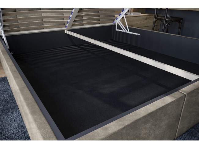 Łóżko tapicerowane Joko 140 Riviera 21 jasny beż