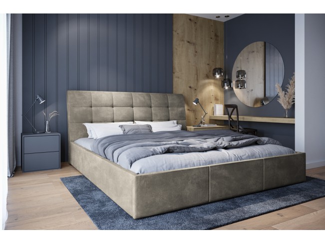 Łóżko tapicerowane Joko 160 Riviera 21 jasny beż