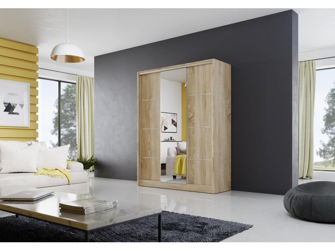 Szafa przesuwna Meblo 4 sonoma 150 cm