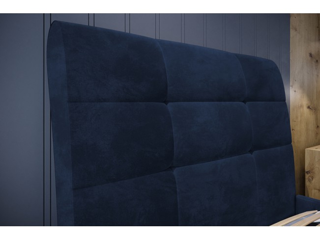 Łóżko tapicerowane Joko 90 Riviera 81 granatowy