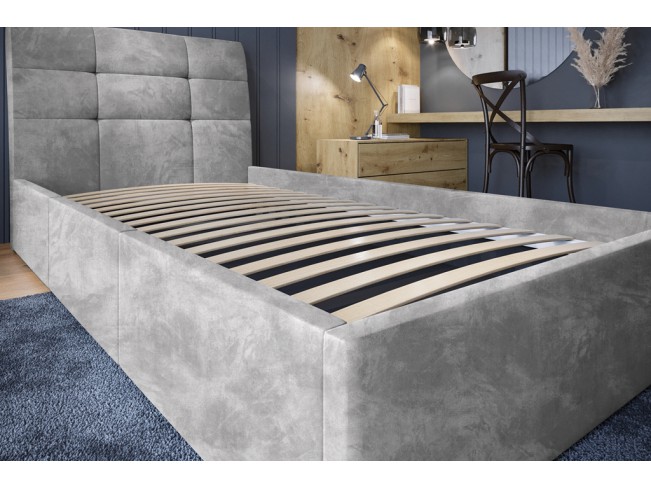 Łóżko tapicerowane Joko 80 Riviera 82 jasny szary