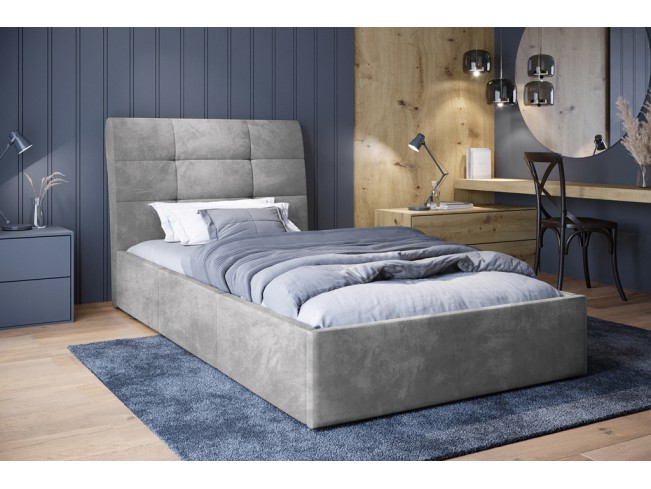 Łóżko tapicerowane Joko 80 Riviera 82 jasny szary