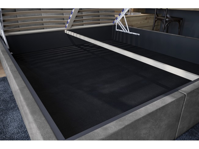 Łóżko tapicerowane Joko 180 Riviera 82 jasny szary