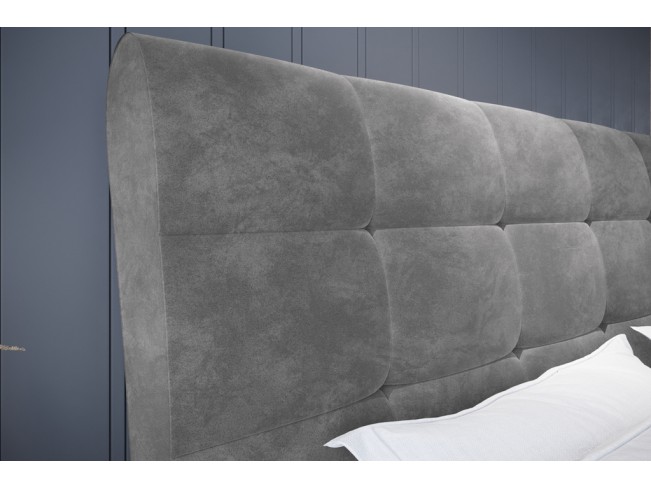 Łóżko tapicerowane Joko 180 Riviera 82 jasny szary