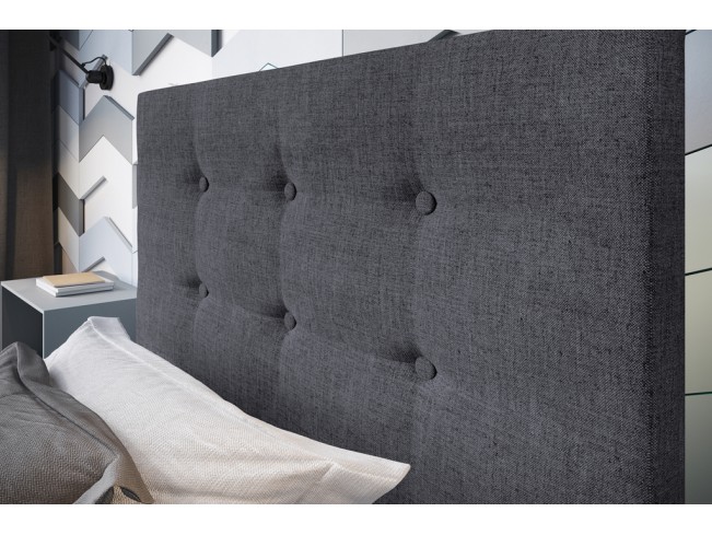 Łóżko tapicerowane Endo 90 Sawana 05 szary