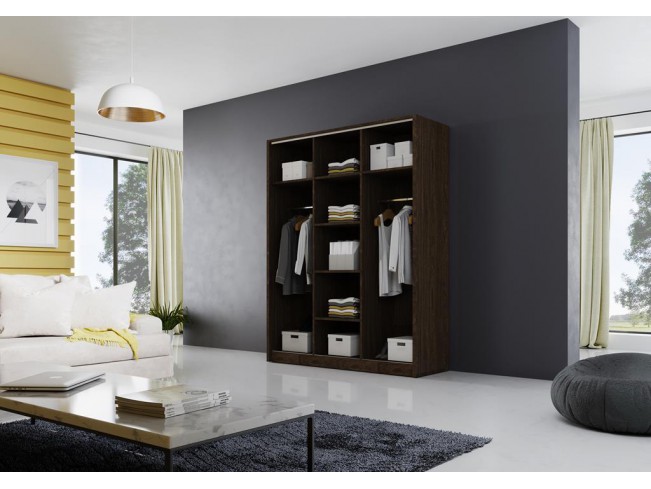 Szafa przesuwna Meblo 4 wenge 150 cm