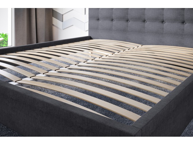 Łóżko tapicerowane Endo 160 Sawana 05 szary