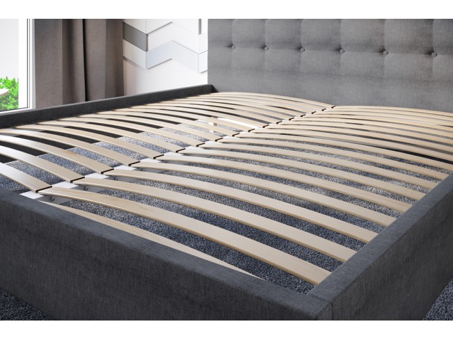 Łóżko tapicerowane Endo 140 Sawana 21 jasny szary