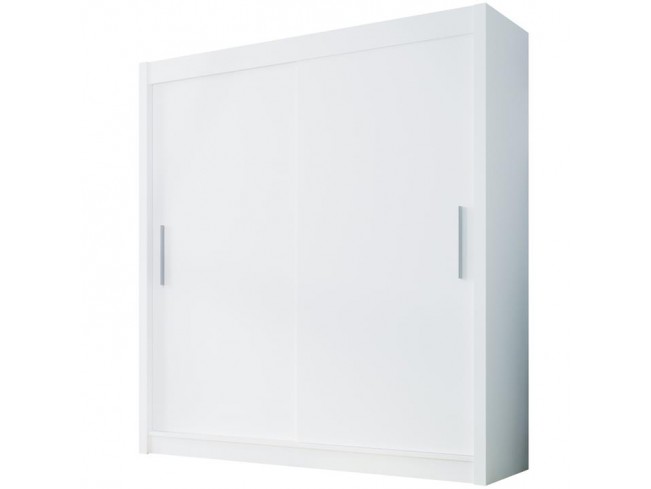 Szafa Doti 180 biały mat - widok z przodu